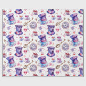 Alice im Wunderland von Lewis Carroll Geschenkpapier (Flach)