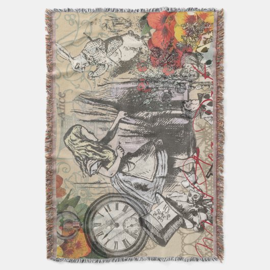 Alice im Wunderland Vorhang Classic Art Decke (Vorderseite Vertikal)