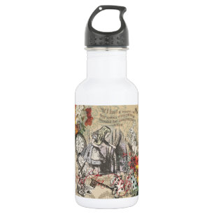 Alice im Wunderland Vorhang Classic Art Edelstahlflasche