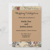 Alice im Wunderland Vorhang Classic Art Einladung (Vorderseite)