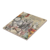 Alice im Wunderland Vorhang Classic Art Fliese (Seite)