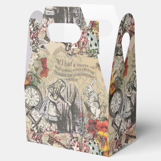 Alice im Wunderland Vorhang Classic Art Geschenkschachtel (Geöffnet)