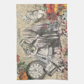 Alice im Wunderland Vorhang Classic Art Geschirrtuch (Vertikal)