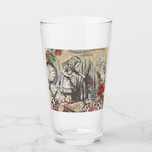 Alice im Wunderland Vorhang Classic Art Glas (Vorderseite)