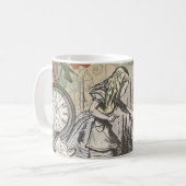 Alice im Wunderland Vorhang Classic Art Kaffeetasse (Vorderseite Links)
