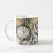 Alice im Wunderland Vorhang Classic Art Kaffeetasse (Links)