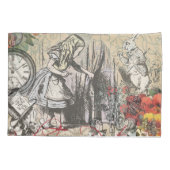 Alice im Wunderland Vorhang Classic Art Kissenbezug (Rückseite)