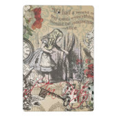 Alice im Wunderland Vorhang Classic Art Mini Klemmbrett (Rückseite)