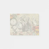 Alice im Wunderland Vorhang Classic Art Post-it Klebezettel (Vorderseite)