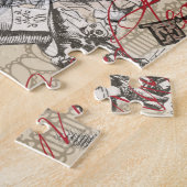 Alice im Wunderland Vorhang Classic Art Puzzle (Seite)