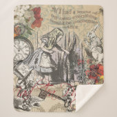 Alice im Wunderland Vorhang Classic Art Sherpadecke (Vorderseite)