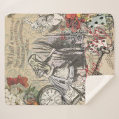 Alice im Wunderland Vorhang Classic Art Sherpadecke (Vorderseite (Horizontal))