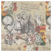 Alice im Wunderland Vorhang Classic Art Stoff (Nahaufnahme)