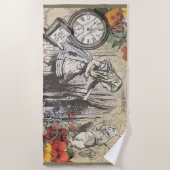 Alice im Wunderland Vorhang Classic Art Strandtuch (Vorderseite)