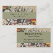 Alice im Wunderland Vorhang Classic Art Visitenkarte (Vorne/Hinten)