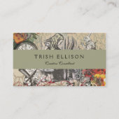 Alice im Wunderland Vorhang Classic Art Visitenkarte (Vorderseite)