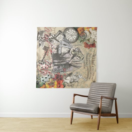 Alice im Wunderland Vorhang Classic Art Wandteppich (Beispiel (Horizontal))