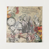 Alice im Wunderland Vorhang Classic Art Wandteppich (Vorderseite)