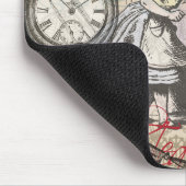 Alice im Wunderland Vorhang Unsinn Mousepad (Ecke)