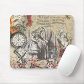 Alice im Wunderland Vorhang Unsinn Mousepad (Mit Mouse)