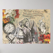 Alice im Wunderland Vorhang Unsinn Poster (Vorne)