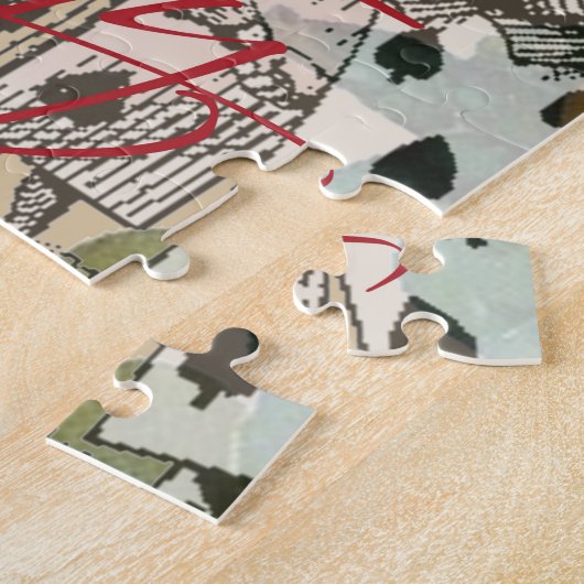 Alice im Wunderland Vorhang Unsinn Puzzle (Seite)