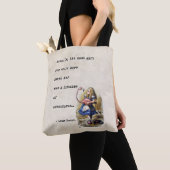 Alice im Wunderland W/Flamingo Adventure Quote Tasche (Von Nahem)