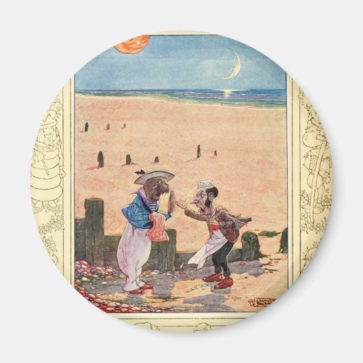 Alice im Wunderland, Walrus und Carpenter Magnet (Vorne)