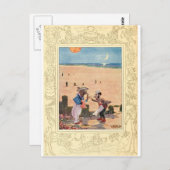 Alice im Wunderland, Walrus und Carpenter Postkarte (Vorne/Hinten)