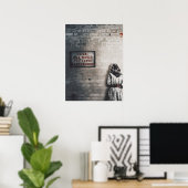 ALICE IM WUNDERLAND & "WARUM WÜRDEN SIE VERLASSEN" POSTER (Heimbüro)