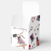 Alice im Wunderland Wasserfarbenes handgemaltes Ka Geschenkschachtel (Geöffnet)