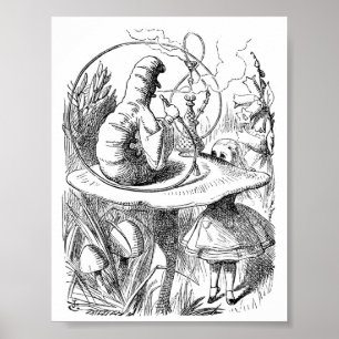 Alice im Wunderland Watch - Die Raupe Poster