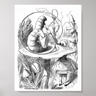 Alice im Wunderland Watch - Die Raupe Poster