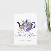 Alice im Wunderland Wedding Wonderland Vielen Dank Dankeskarte (Vorderseite)