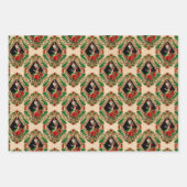 Alice im Wunderland Weihnachten Geschenkpapier Set (Vorderseite)