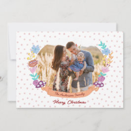 Alice im Wunderland Weihnachts-Foto Feiertagskarte