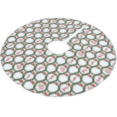 Alice im Wunderland-Weihnachtsbaum-Rock Polyester Weihnachtsbaumdecke (Schrägansicht)