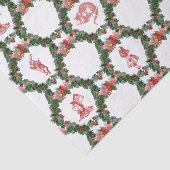 Alice im Wunderland-Weihnachtsseidenpapier Seidenpapier (Ausschnitt)