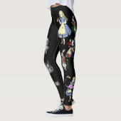 Alice im Wunderland-weiße Kaninchen-Cheshire-Katze Leggings (Links)