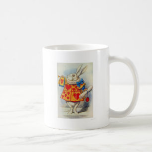 Alice im Wunderland-weiße Kaninchen-Herzen Kaffeetasse