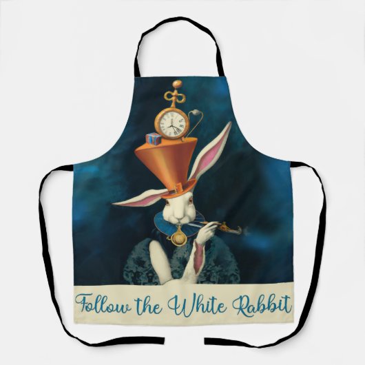 Alice im Wunderland Weiße Kaninchen Schürze (Vorderseite)