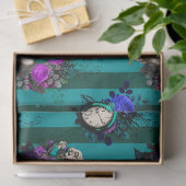 Alice im Wunderland Weiße Kaninchen-Uhr-Decoute Seidenpapier (Geschenk)