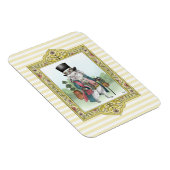 Alice im Wunderland Weiße Kaninchenkleidung Magnet (Rechte Seite)