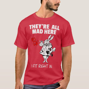 ALICE IM WUNDERLAND WEISSER KANINCHEN SHIRT