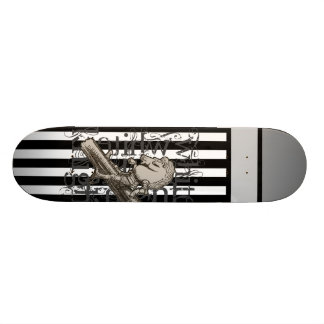 Alice im Wunderland-weißer RitterGrunge Skateboard