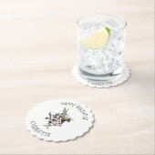 Alice im Wunderland-weißes Kaninchen-alles Gute Untersetzer (Vor Ort)