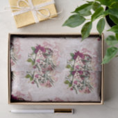 Alice im Wunderland Weißes Kaninchen Burgund & Blu Seidenpapier (Geschenk)