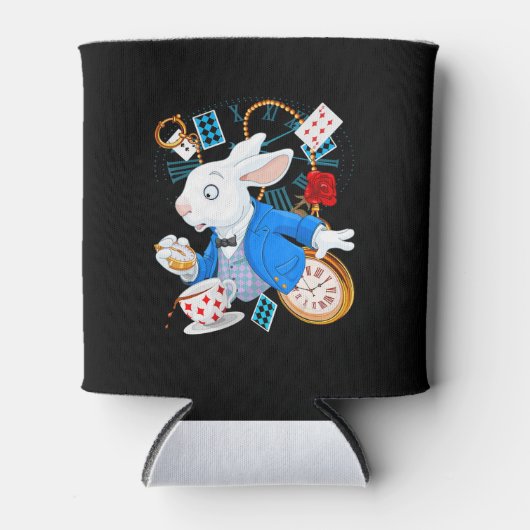 Alice im Wunderland - Weißes Kaninchen Dosenkühler (Vorderseite)
