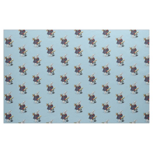 Alice im Wunderland-weißes Kaninchen-feenhafte Stoff (Yard (91,4 cm))