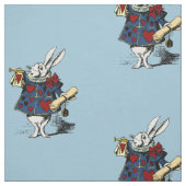 Alice im Wunderland-weißes Kaninchen-feenhafte Stoff (Muster)
